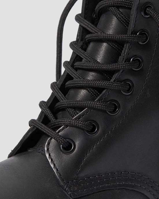 Botas Con Cordones Dr. Martens 1460 Serena Faux Fur Lined Mujer Negros MX-30572
